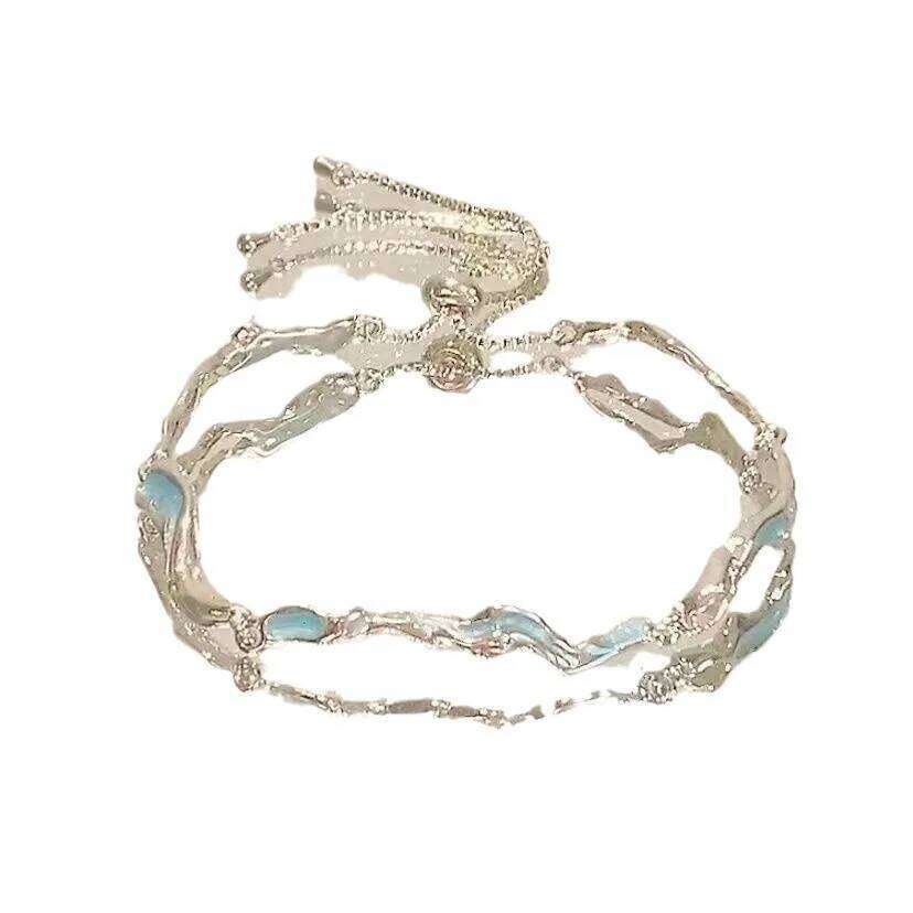 Steel Fun New Women Bracelet Shiny Pink Zircon Butterfly Cherry Blossom Hand Chain for Girls Friendship Gift Y2k Accessories Z260313