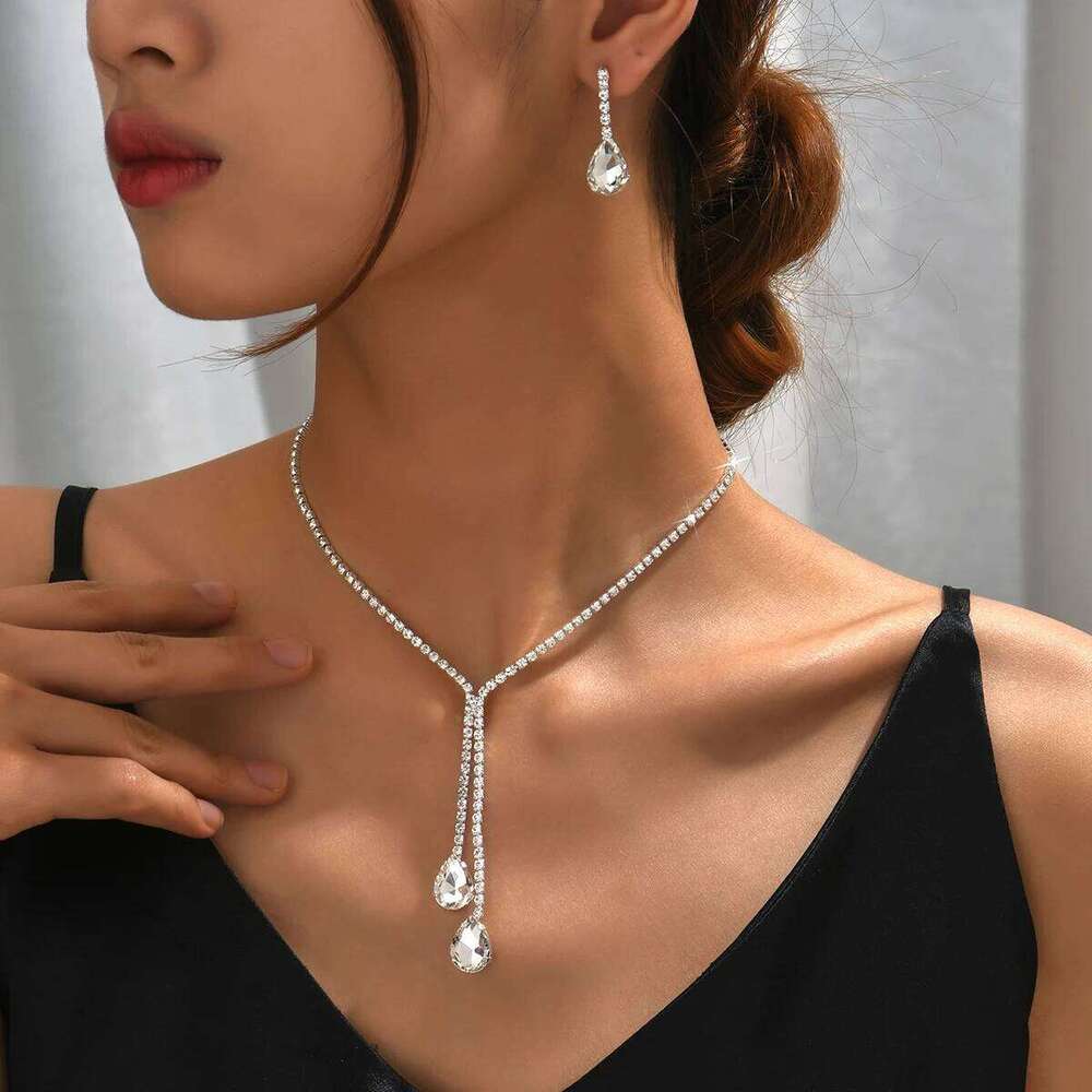 3PC Women's Fashion Four Leaf Flower Series Necklace, Earrings, Jewelry Set Suitable for Wedding, Party, Festival Gifts-8525 Z260313
