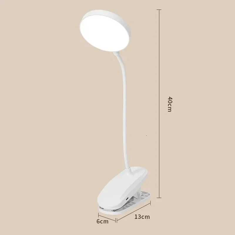 Folding Mini Flashlight Rechargeable Led Table Lamp Night Light Study Stand Read Lamp Touch 3 Modes Dimming Eye Protection Light Y260314