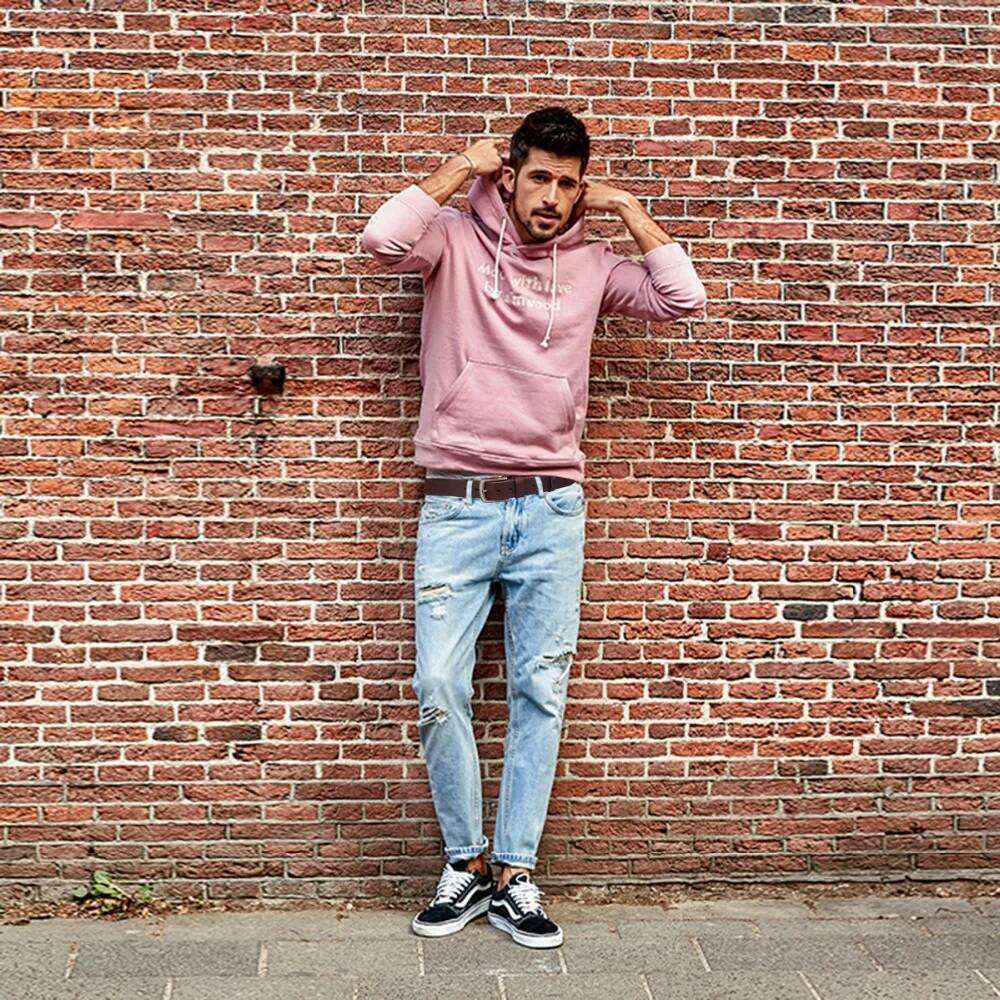 Top Full Grain 100% Cowhide Genuine Leather Belt With High Quality Zinc Alloy Buckle Bekts For Men TN001 Z260226