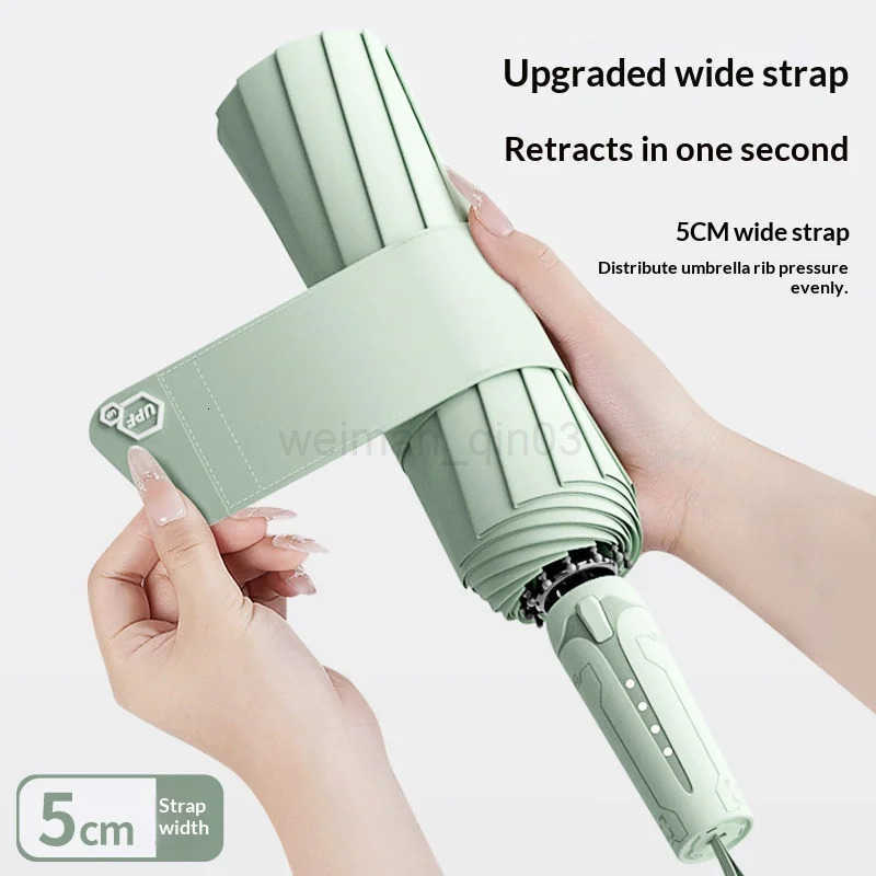 Automatic Umbrella Windproof and Rainstorm-Resistant Foldable Umbrella for Sunny and Rainy Days Sunshade Umbrella H260314