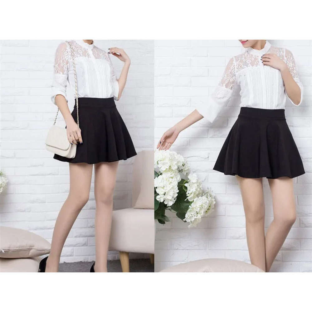 Summer 2026 Women Skirt Elastic Faldas Ladies Midi Pleated Black Sexy Stripe Girl Mini Short School Skirts saia feminina Z260314