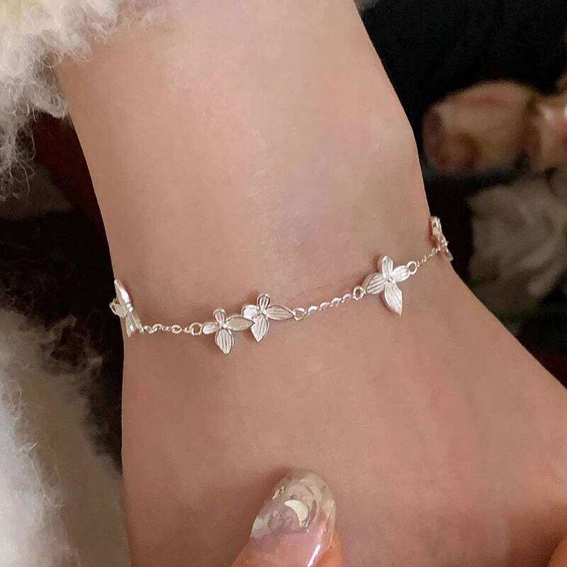 PONYKISS 925 Sterling Silver Cute Butterfly Charm Bracelets for Women Light Luxury Fine Jewelry Minimalist Insect Accessories Z260313