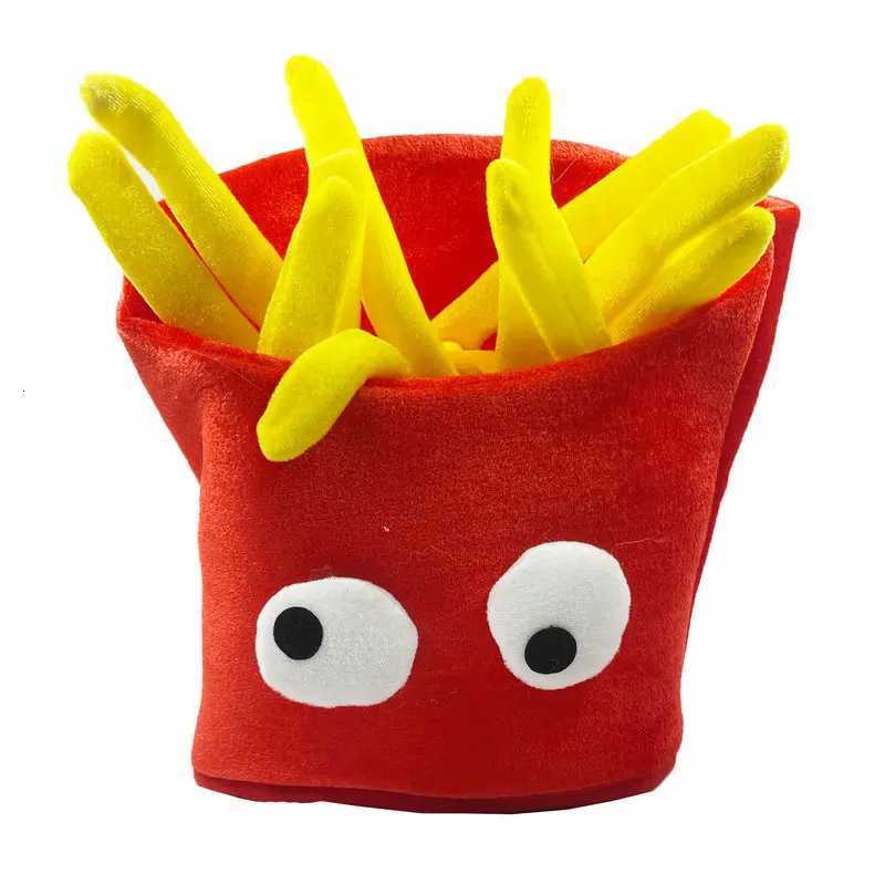 Funny French Fries Burger Hats Carnival Photography Props Party Hats Cosplay Costumes Headdress Accessories Show Y260314