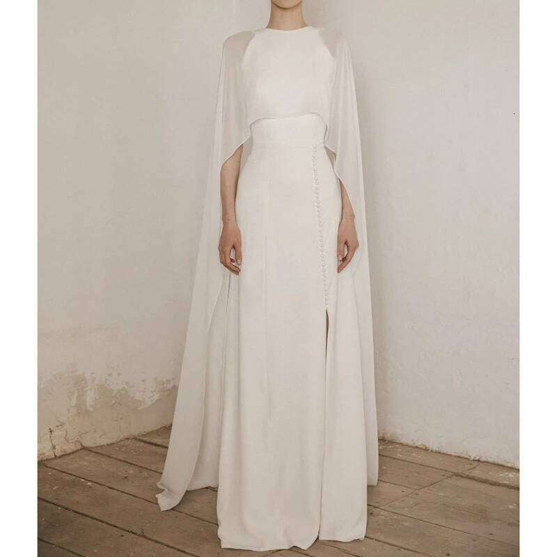 Combhasaki Womens High Low Polka Dot/Solid Color Sheer Cover-ups Summer Holiday O Neck Cape Blouse Female Jacekt Long Party Tops