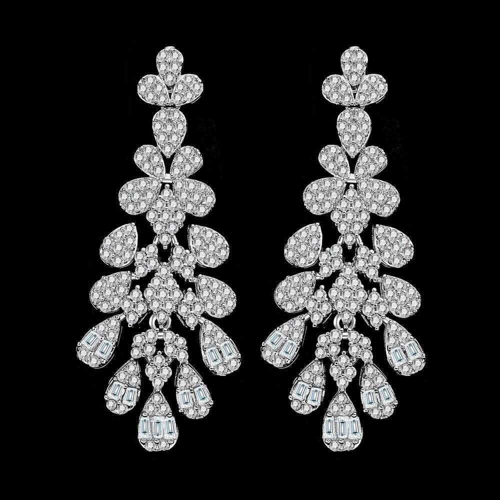 2024 New 4-piece Bride Zirconia Full Women's Party Luxury Dubai Nigeria CZ Crystal Wedding Jewelry Set Z260313