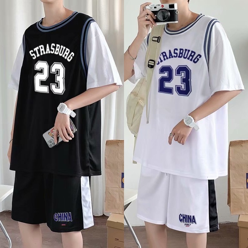 Summer Outfit For Junior High Designer Hoodie School Students Designer T-shirt Boys Aged Sports Basketball Jersey Trendy Shortsleeve Men's Polo For Teenagers