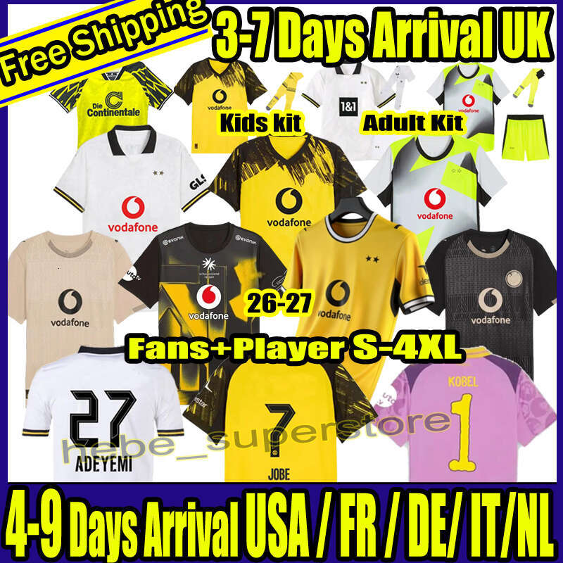 S-4XL Soccer jersey HALLER REUS 25 26 dortmundS 2025 2026 football shirts BELLINGHAM men kids REYNA BRANDT SCHLOTTERBECK ADEYEMI MOUKOKO All Black special