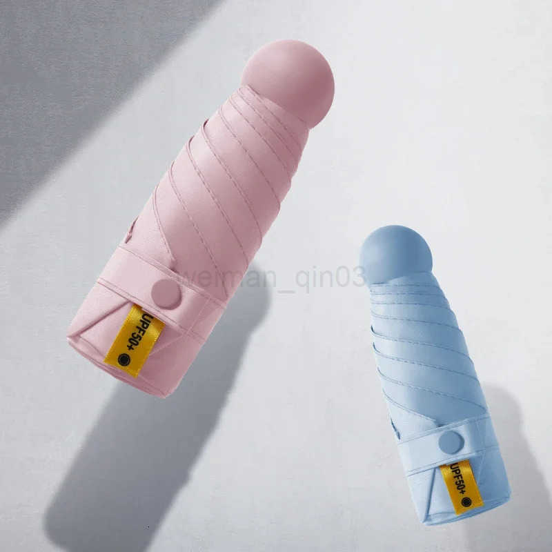 Mini Sunscreen UV Protection Parasol - Compact Pocket-Sized Umbrella for Sunny/Rainy Days Lightweight Travel Gift Capsule H260314