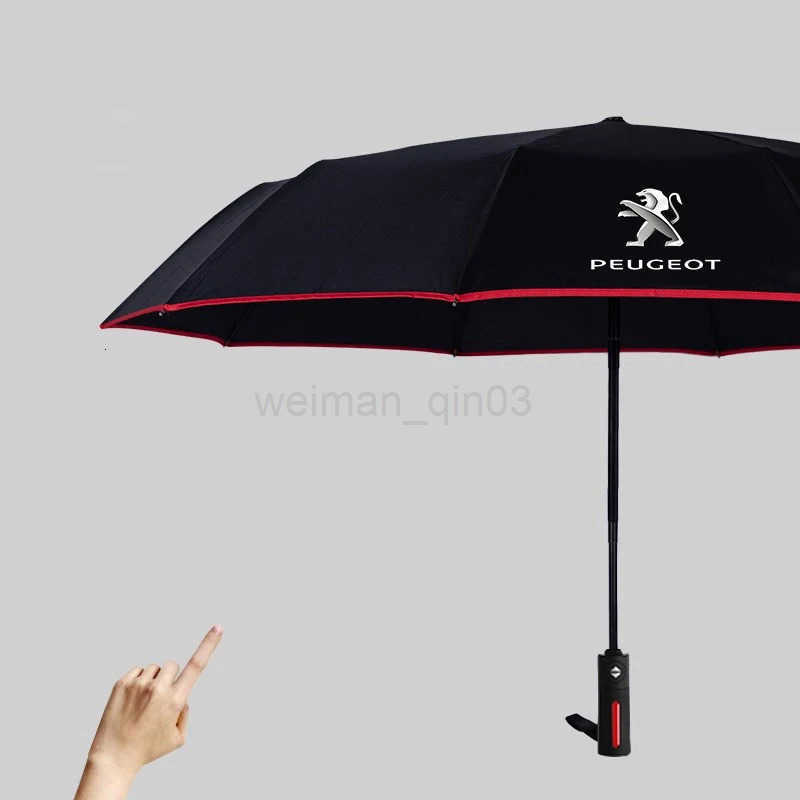Car Automatic Folding Windproof Sunshade Umbrella For Peugeot 206 5008 207 408 508 208 301 308 407 2008 3008 4008 GT RCZ GTLine H260314