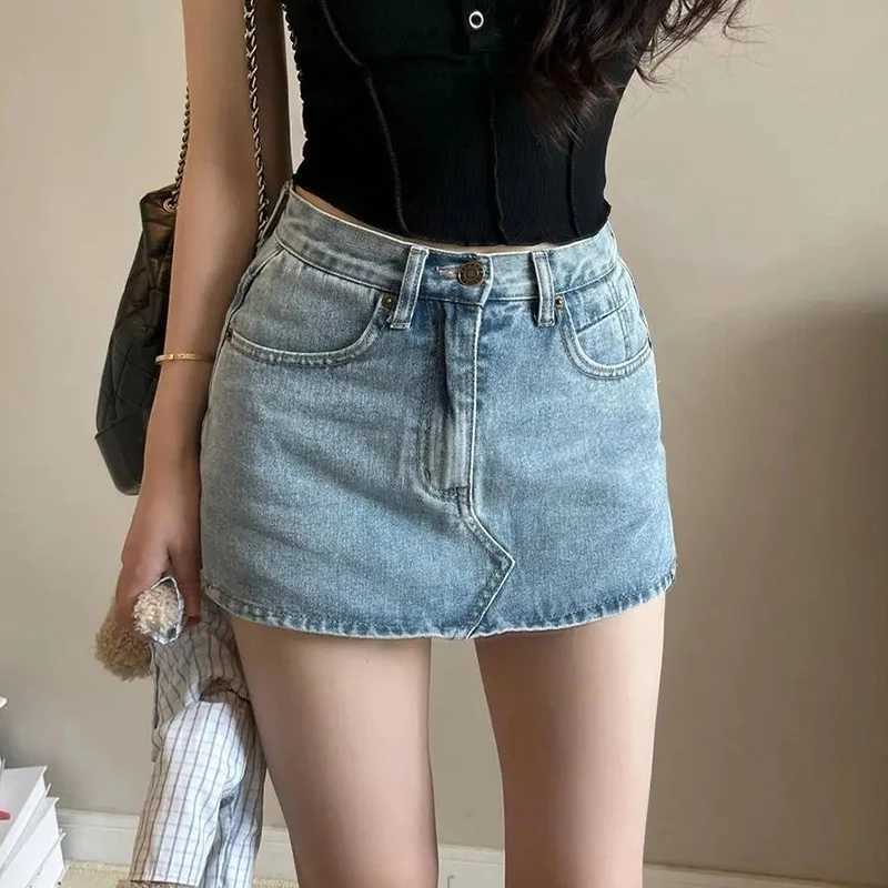 Summer s High Waist Slim Fit Denim Skirts Classic Hot Sale Lady Thin Mini Skirts Women Trendy Fashion Jeans Dress M260314