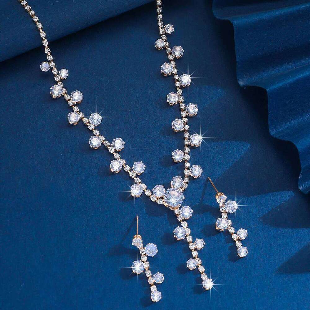 3PC Women's Fashion Geometric Round Earrings Jewelry Set Simple and Suitable for Wedding, Party, Festival Gifts-8521 Z260313