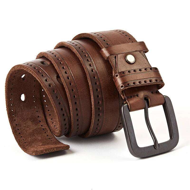 MEDYLA Men's Leather Belts Men Vintage Alloy Pin Buckle Waistband Strap Jeans For Male Cowhide Belt DSW535 Z260226
