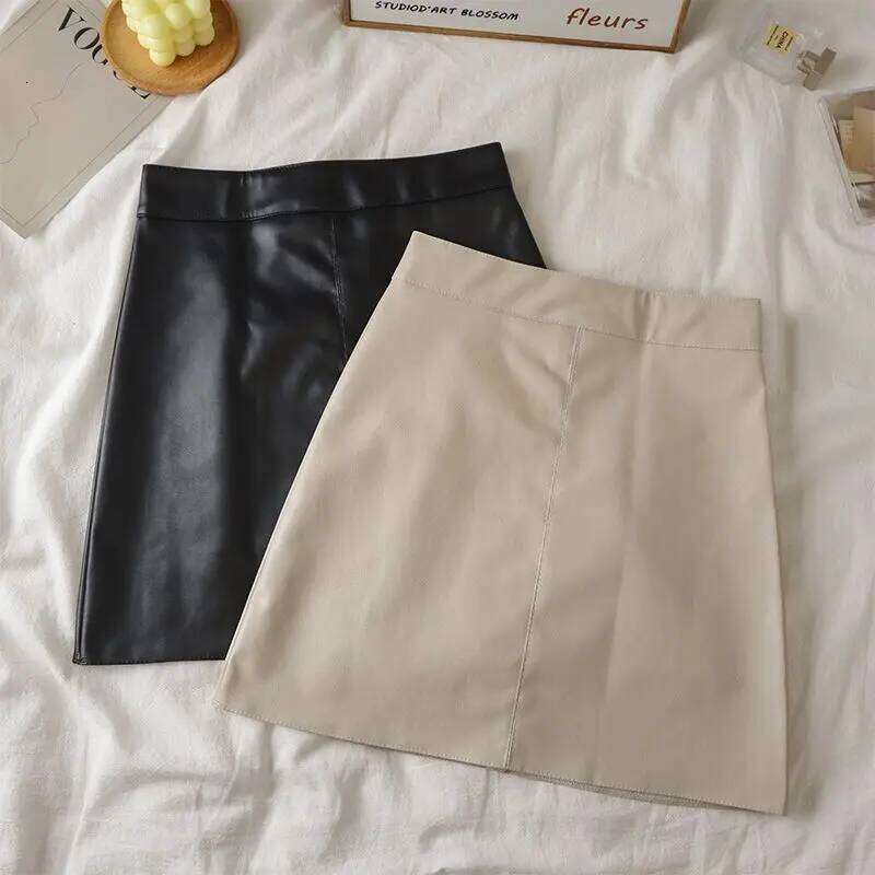 Summer New High Waist Zipper Solid Short Women Y2K Aesthetic Casual Slim Wrapped Hip Skirt All Match Sexy Female Clothes Z260314