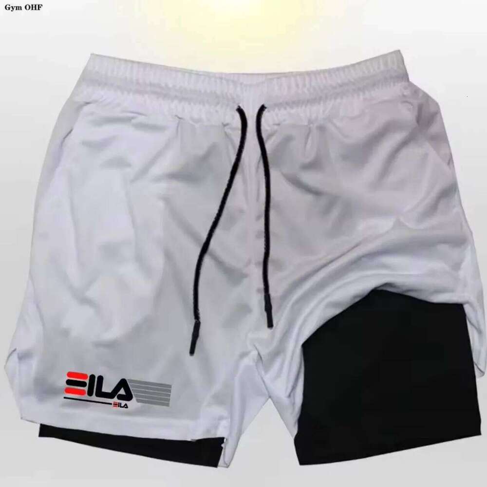 2025 New Cross border E-commerce Men's Personalized Pattern Printed Adult Double layered Beach Fashion Fitness and Leisure Short Z260314