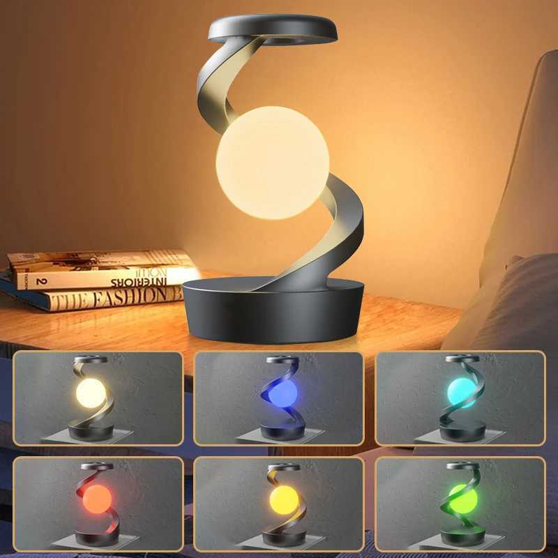 Charging LED Night Lamp with Motion Sensor Floating Bedside Rechargeable Table Lamp Lighting Modern party decorations lamps Y260314