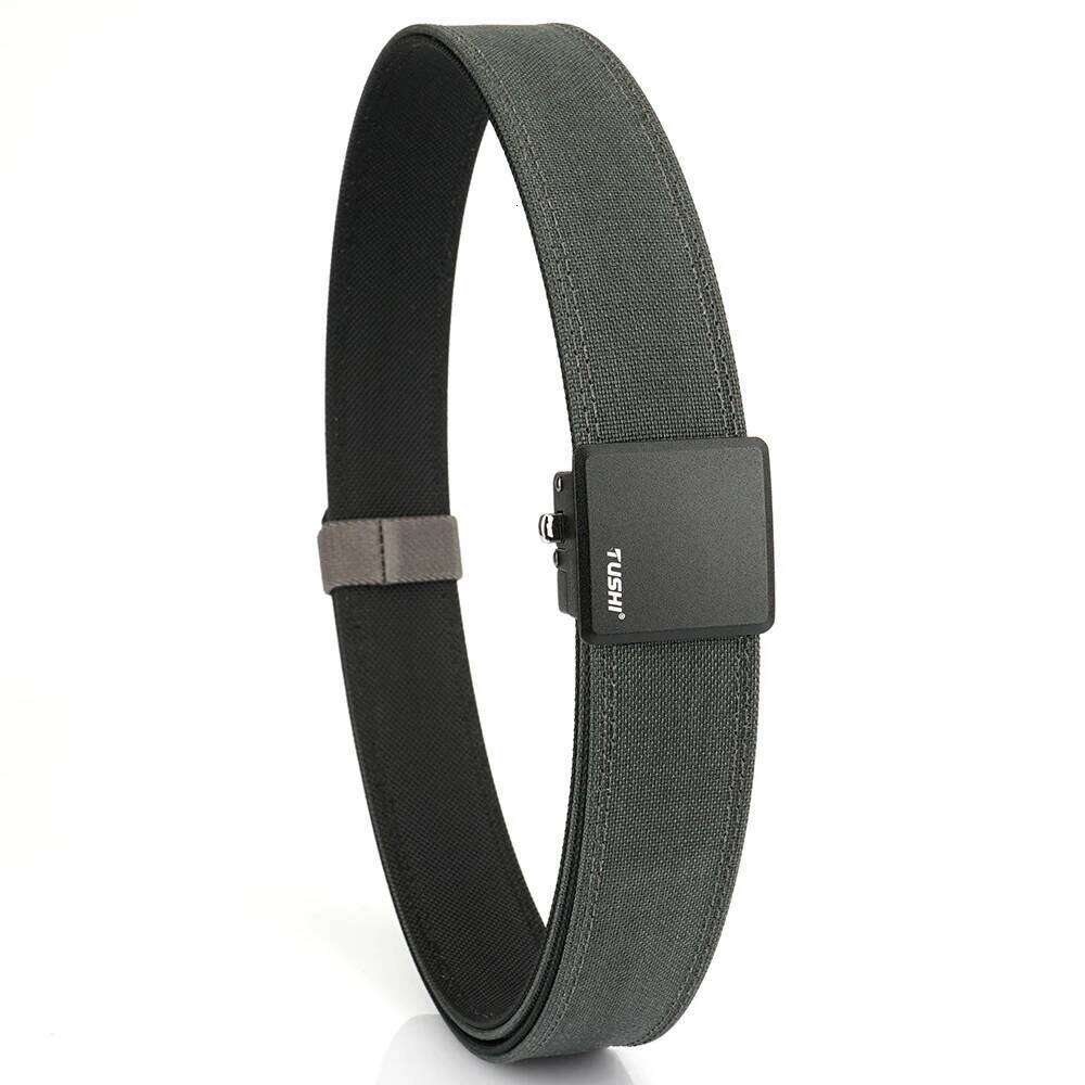 TUSHI Brand double-layer thick men's outdoor nylon 3.8 Wide upgraded automatic buckle gun waistband Z260226
