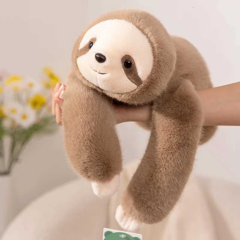 50/60/65cm Long Arm Stuffed Animal Arm Weighted Soft Plush Pillow Raccoon Koala Bear Sloth Dinosaur Gift for Boys and Girls Y260314