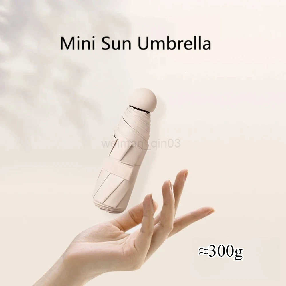 Mini Capsule Umbrella Waterproof and UV Resistant Sunshade Umbrella Simple Pocket Sunshade Umbrella Waterproof Portable Umbrella H260314