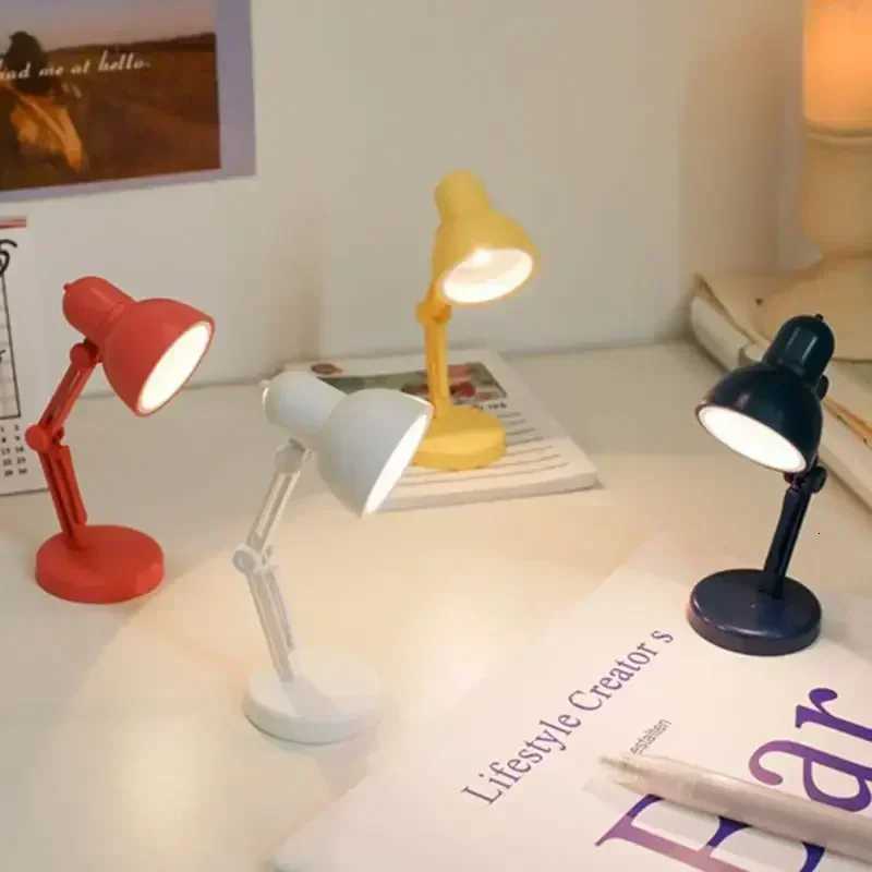 Portable LED Mini Desk Lamp with Clip USB Powered Reading Light for Bedroom Dorm Bed Table Study Night Lamp Y260314