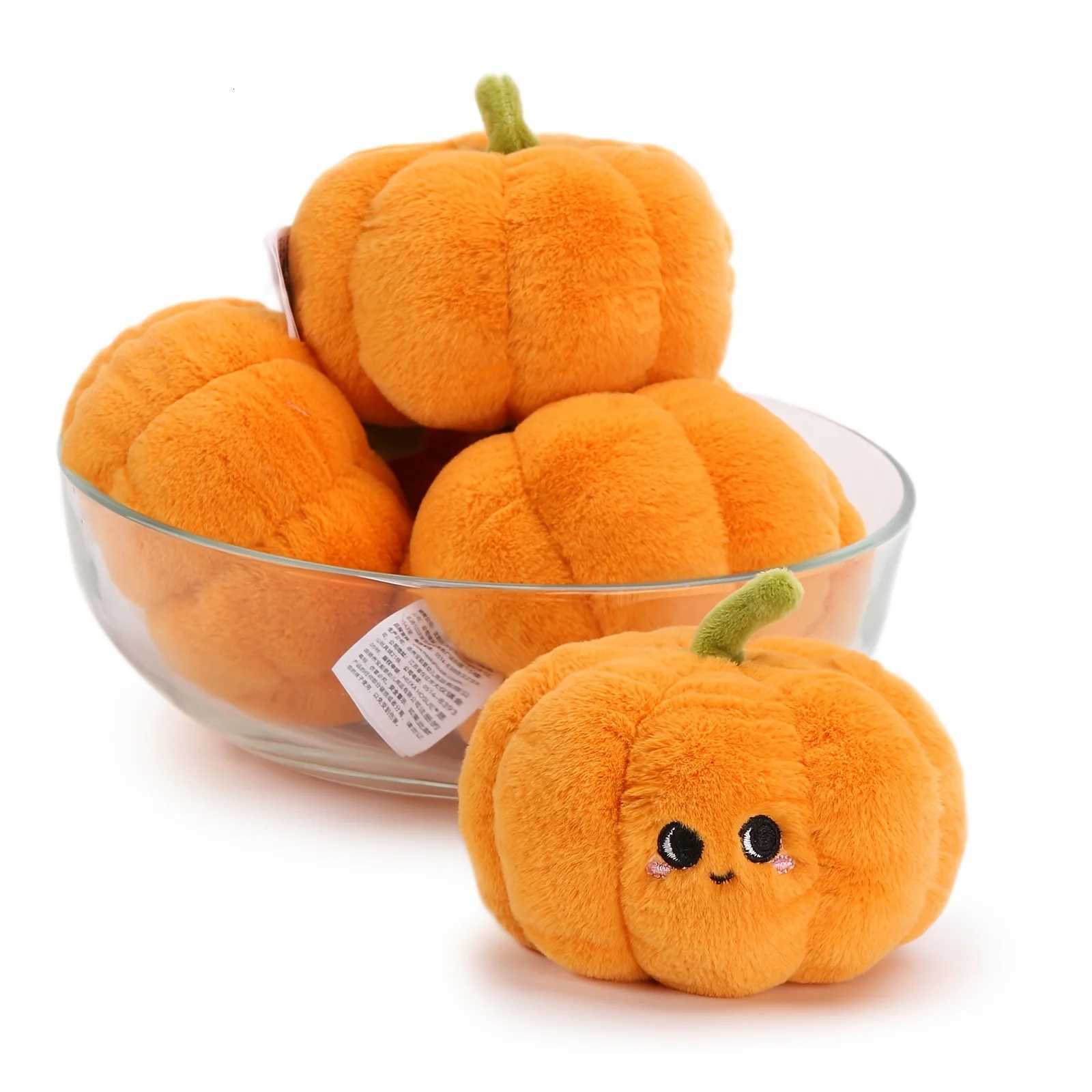 Creative Funny Pumpkin Fruit Vegetable Plush Soothing Toys Stuffed Plush Toys Soft Decoration Y260314