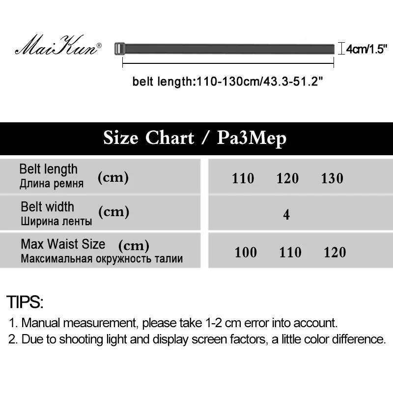 Maikun Double Ring Buckle Canvas Men Casual Harajuku Male Belt For Jeans Z260226