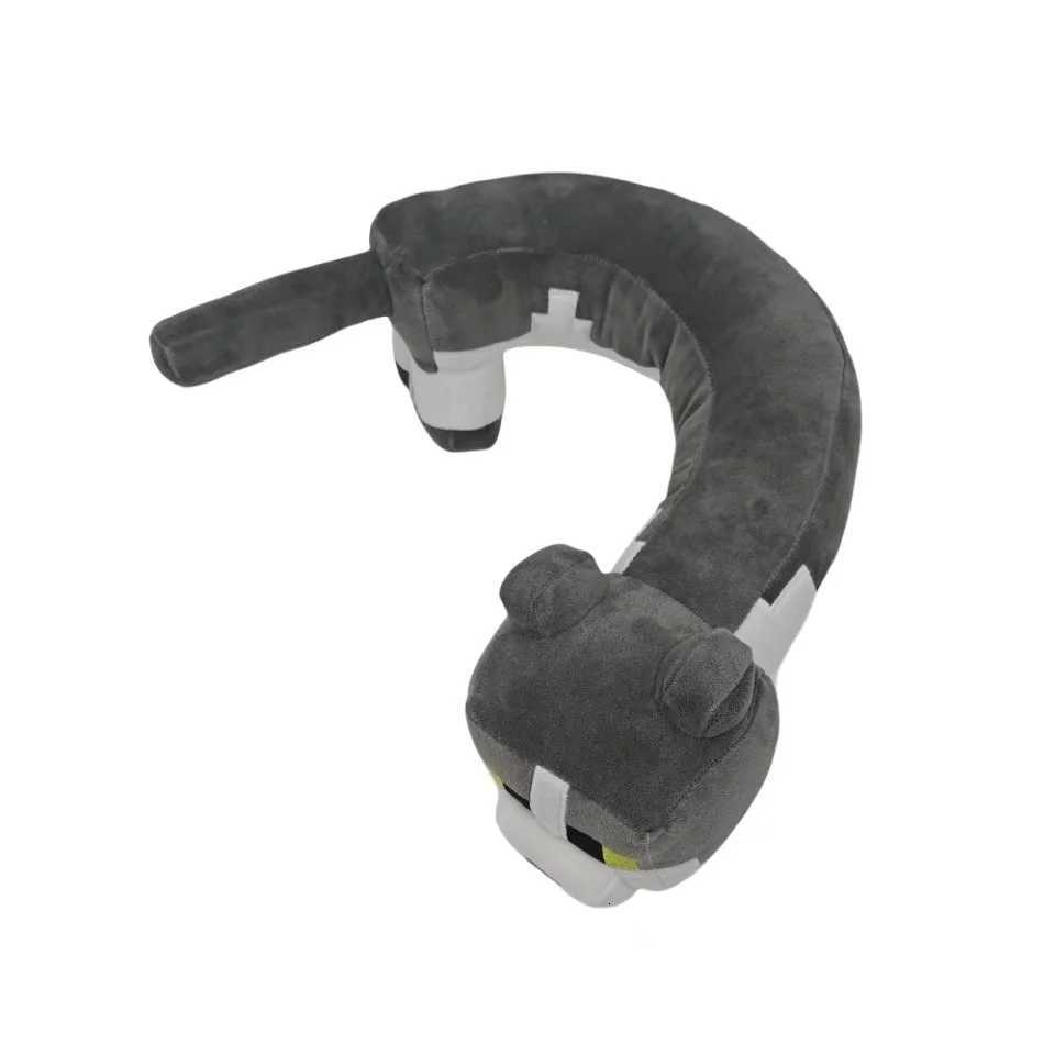 Gray U-shaped plush toy cat doll for childrens gift Y260314