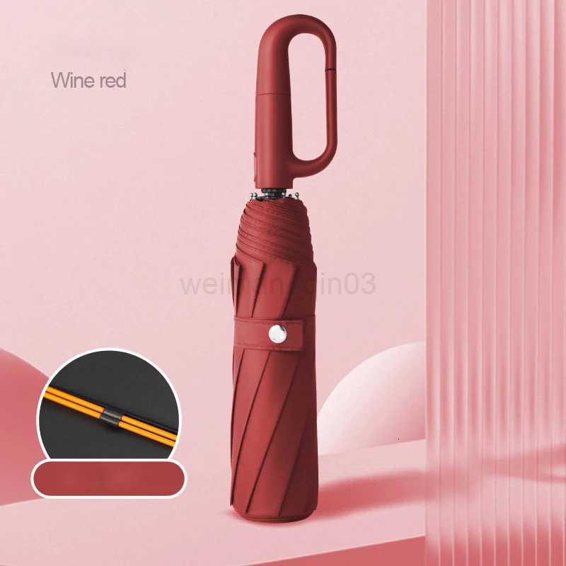 Umbrella Compact Portable Foldable Umbrella for Adults UV Strong Wind Resistant for Men Women on Travel Rainy Days H260314