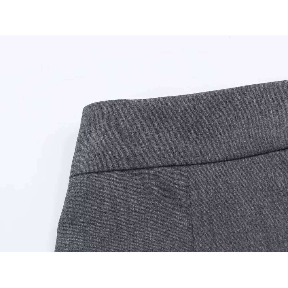 ETJ 2025 women's new fashion all match hot girls wear wide pleats detail belt decoration mini short skirt pants Z260314