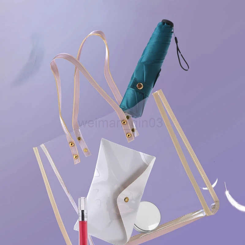 Ultra-light UPF50 Umbrella Carbon Fiber Sun UV Protection Portable Umbrella Vinyl Folding Rain Parasol PocketPencil Umbrella H260314