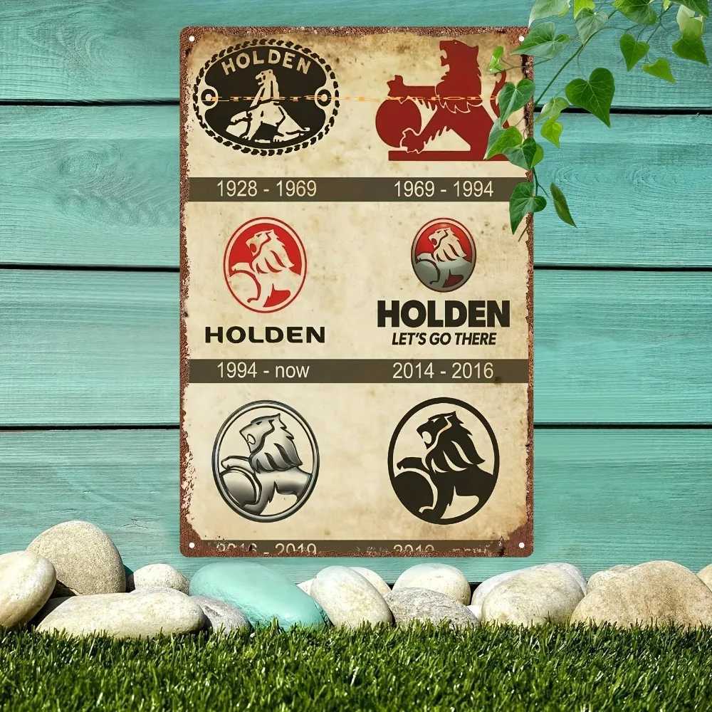 Retro Holden Metal Tin Sign 20x30cm Farmhouse Wall Art Decor Indoor Outdoor Vintage D260314