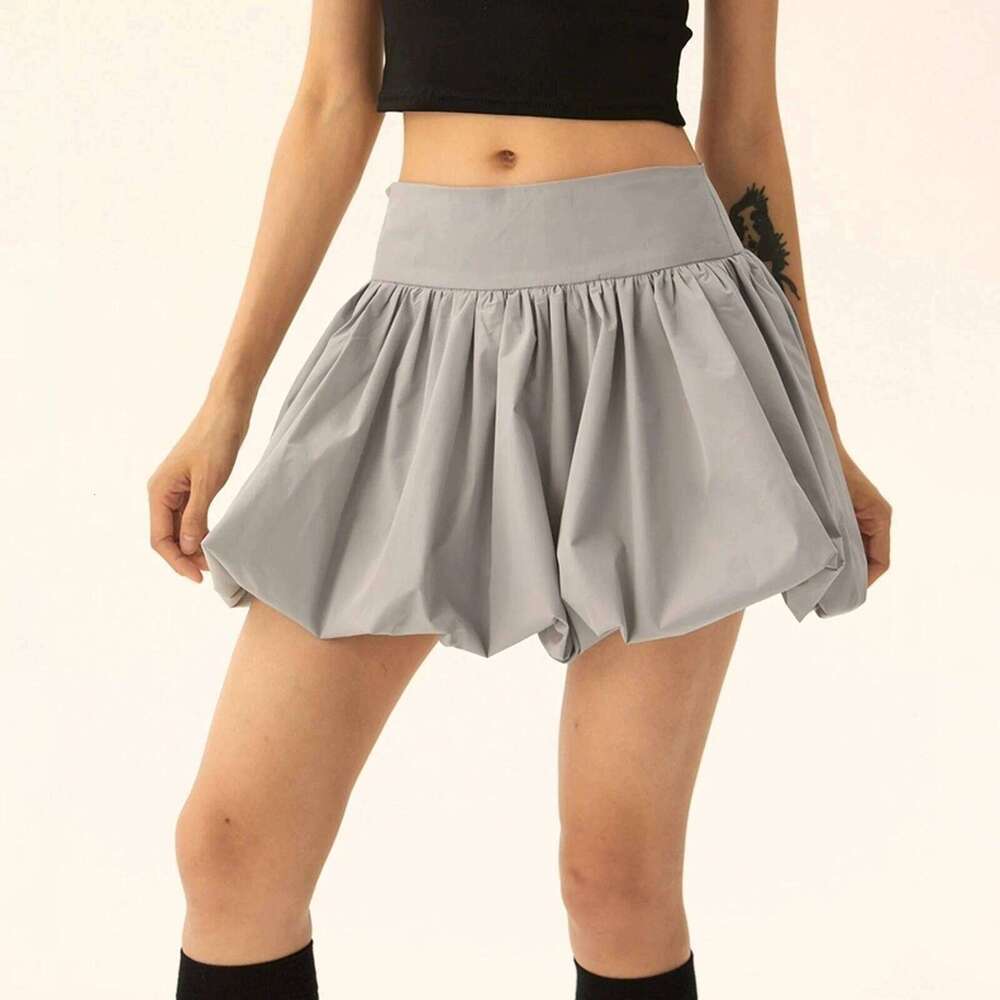 Puff Mini Skirt Cute Sexy Dress Y2K Streetwear 2024 Women Fashion Summer Clothes High Waist A-line Short Bubble Pleated Skirts Z260314