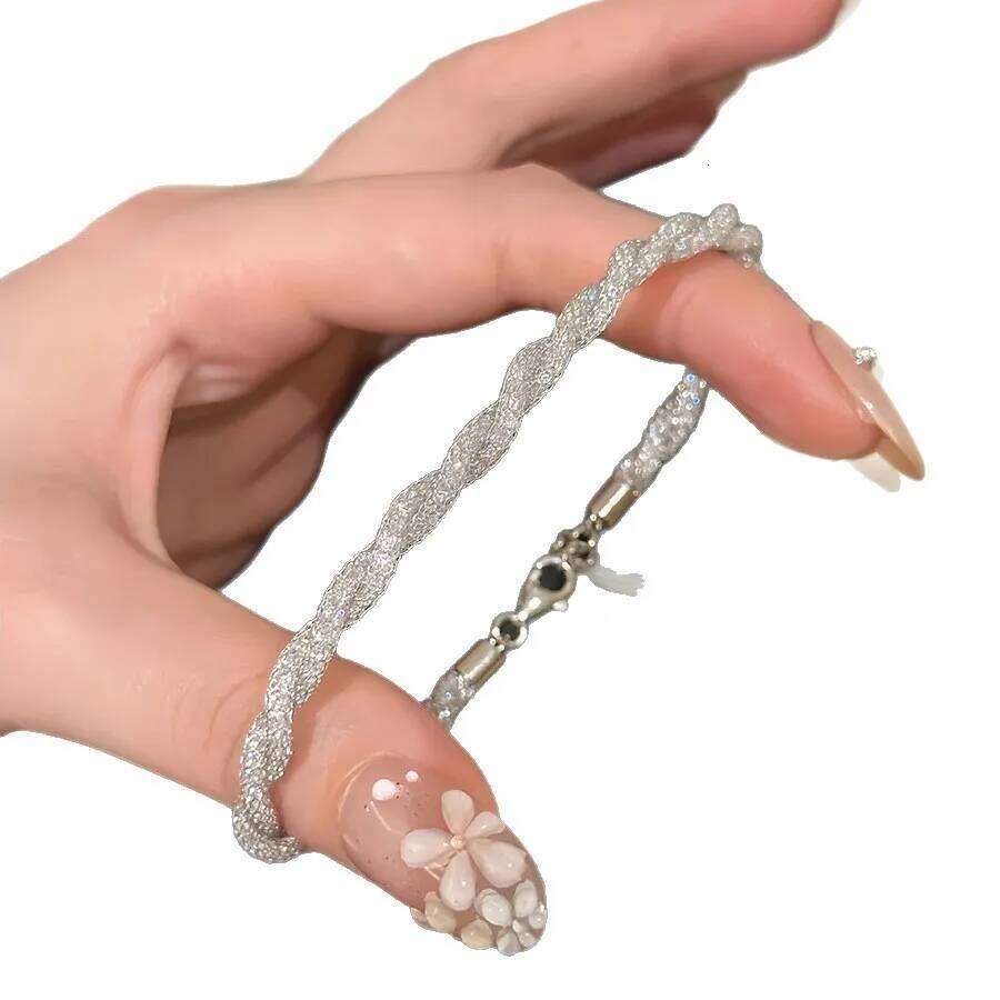 New 925 Sterling Silver Personality Charm Simple Modeling Bracelet Birthday Gift for Women Exquisite Jewelry Z260313