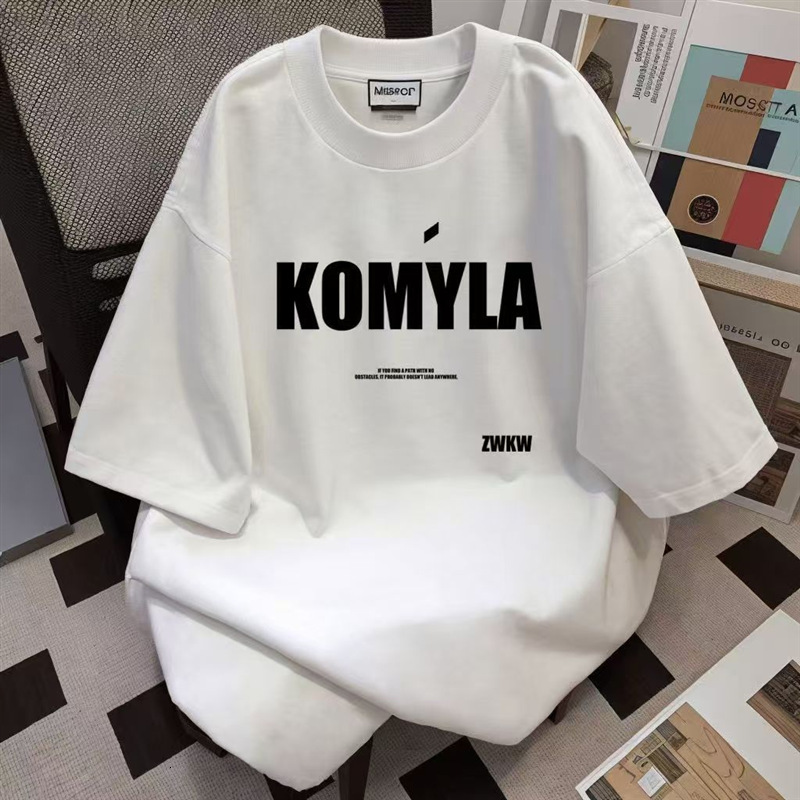 Designer Hoodie Summer Trendy Hiphop Loose Casual For Men Highend Polo Designer T-shirt Style With Simple Letter Print Short Sleeves