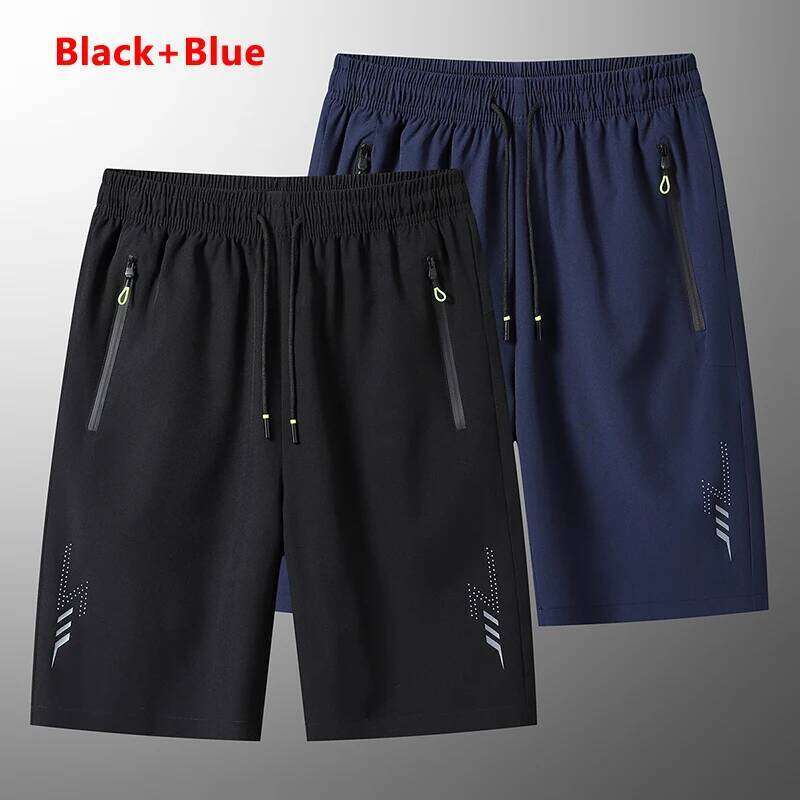 2 Pieces Summer Loose Sports Board Shorts Outdoor Running Jogging Gym Fitness Short Pants Men Quick Dry Bottom Casual Z260314