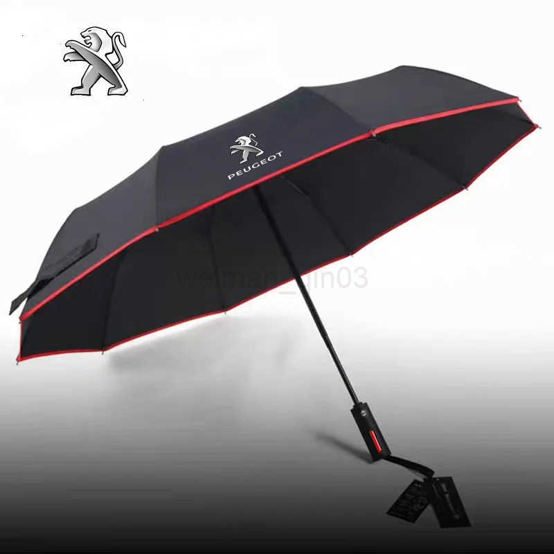 Car Automatic Folding Windproof Sunshade Umbrella For Peugeot 206 5008 207 408 508 208 301 308 407 2008 3008 4008 GT RCZ GTLine H260314