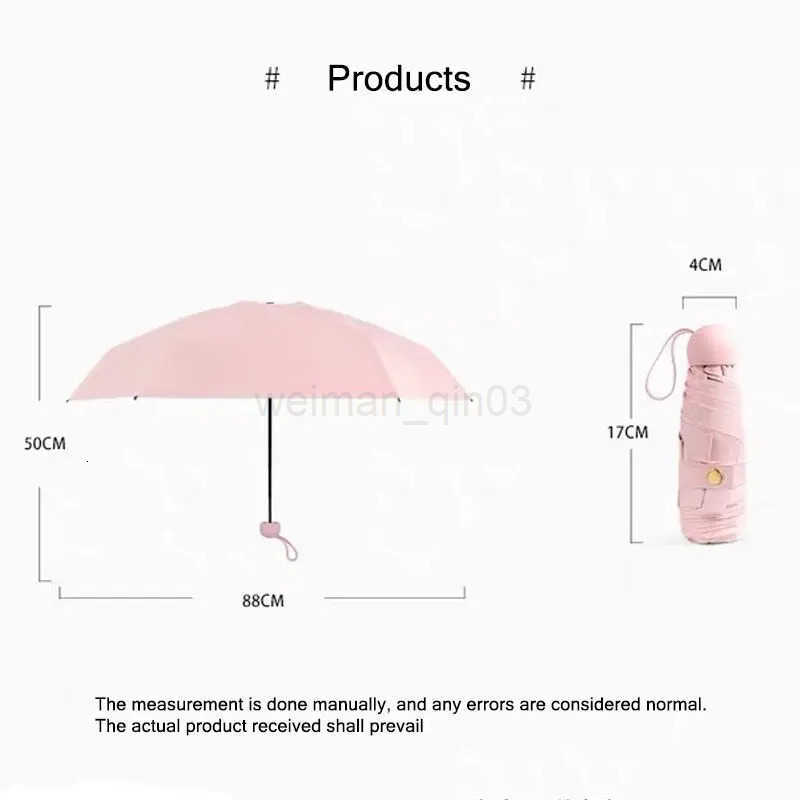 1pc Travel Umbrella With 6 Rib Reinforced Auto Open Close Compact Lightweight Automatic Strong Waterproof Folding Umbrellas H260314