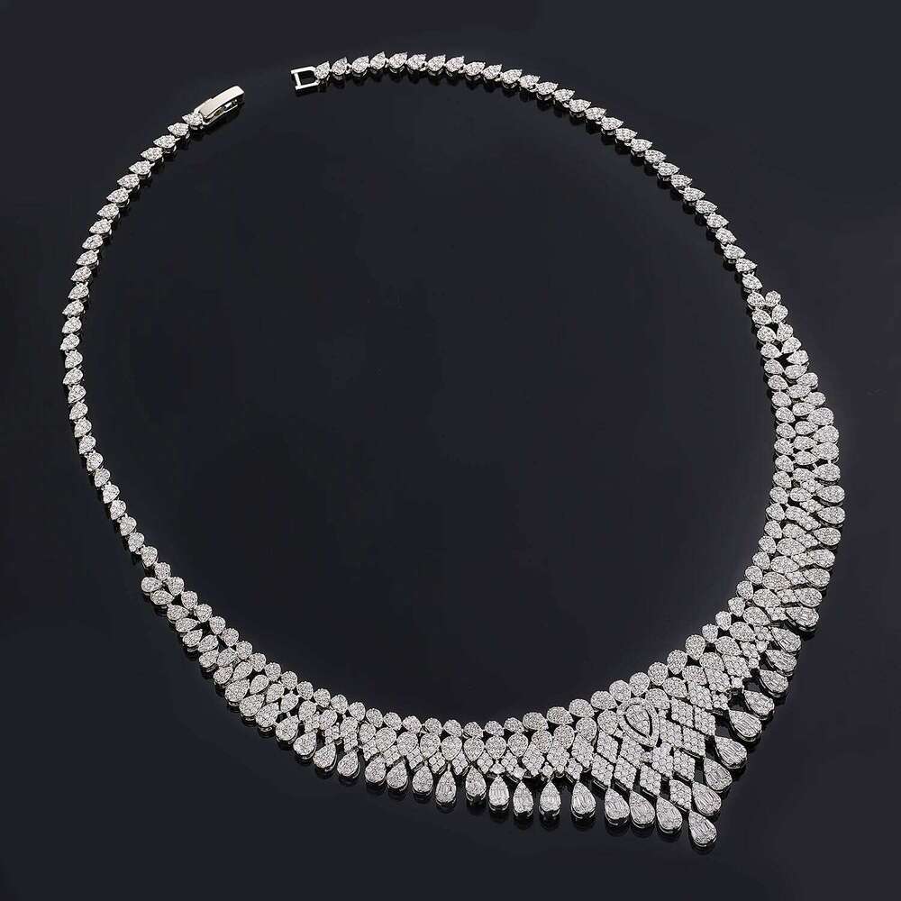 2024 New 4-piece Bride Zirconia Full Women's Party Luxury Dubai Nigeria CZ Crystal Wedding Jewelry Set Z260313