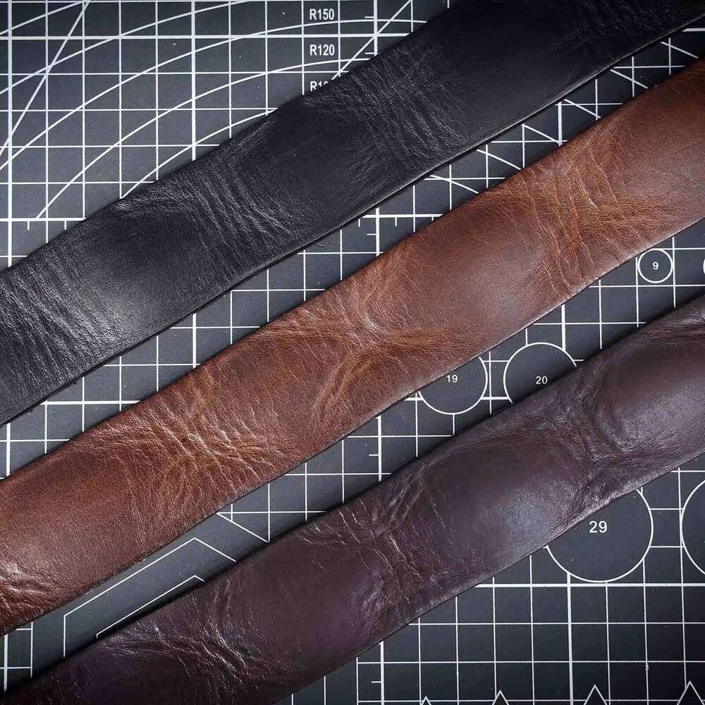 Vintage Genuine Men's Cowhide Belts Pin Buckle Italian Thickened Leather With Box,Ideal Choice For Gift Z260226