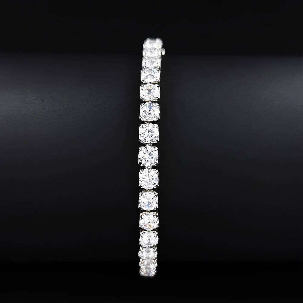 2024 New Luxury Gold Silver Color on Hand Princess Bracelet Bangle for Women Anniversary Gift Jewelry Wholesale S5787 Z260313