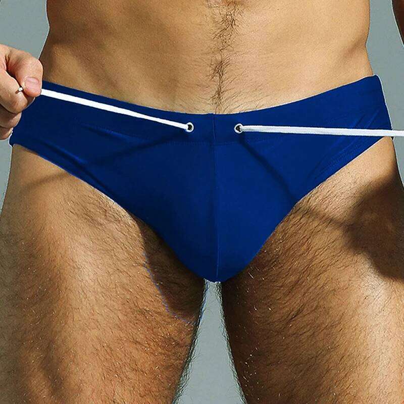 Mens Swimwear Sexy Briefs Swimsuits Trunks Beachwear Summer Surf Board Wear Men Swimming Brief Bikini Underwear Spa Underpants Z260314