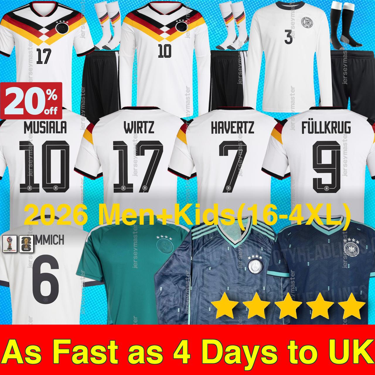 Germany Jersey 2026 World Cup Germany football shirt germany 125 men kids kits soccer jersey DFB 125th