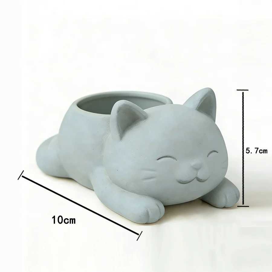 Cute Animal Succulent Planter Garden Sculpture Pot Creative 3D-Printed Gift for Nature Lovers Suitable for Friends and Family Y260314