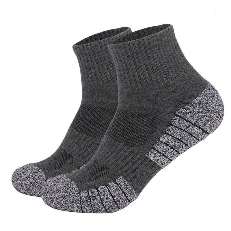 Men Women Cotton Running Thick Towel Bottom Hiking Sports Ankle-In-Tube Tennis Walking Badminton Socks Z260314