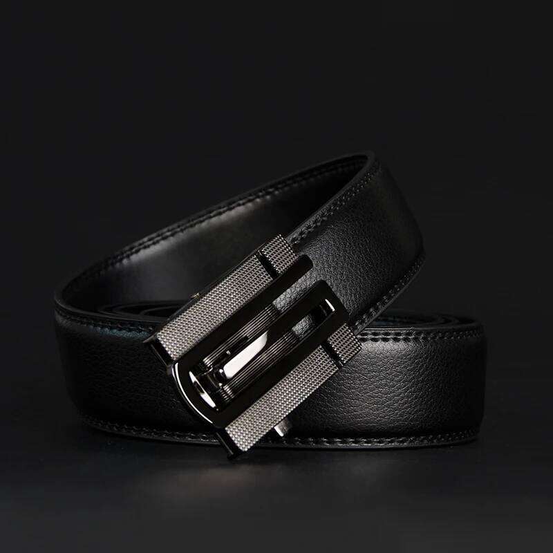 COWATHER Top Quality Cow Genuine Leather Automatic Male Cowhide Fashion Belt For Men Metal Buckle Strap Z260226