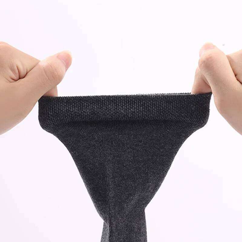 10Pairs/Men's Business Cotton Solid Color Dress Office Men's Spring Autumn Antibacterial Non-slip Comfort Socks Men Z260314