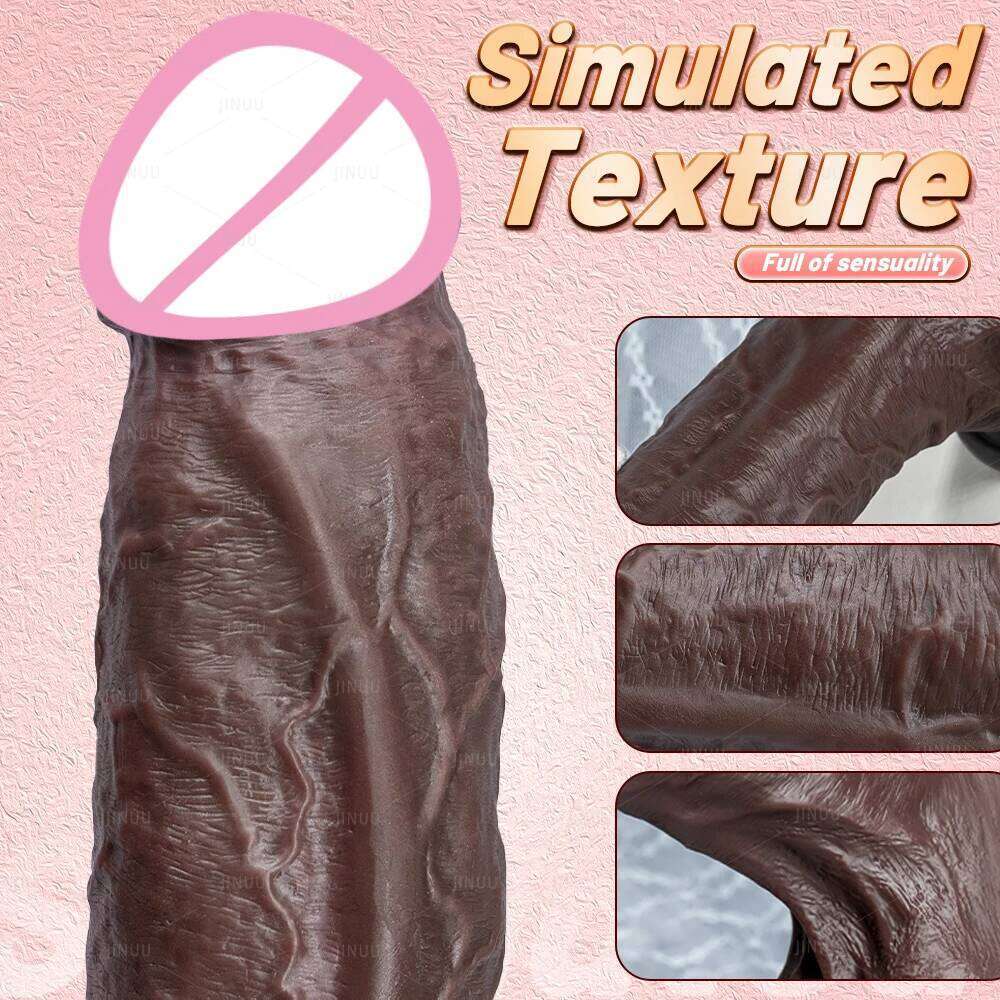 10.6in Long Silicone Dildo for Women with Powerful Suction Cup Big Dark Soft Anal Sex Toy Adult Tool 26H0314 - view 7
