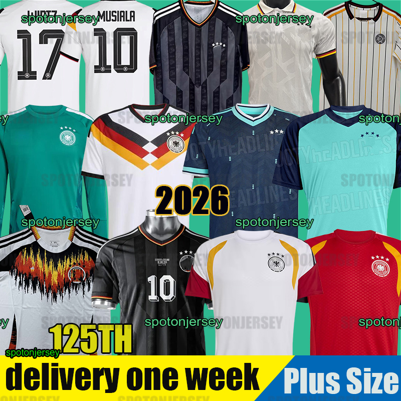 germany jersey 2026 world cup Whiteout Germany 125TH Kit alemania euro soccer jerseys deutschland trikot KROOS football shirt Deutschland maillot allemagne EM