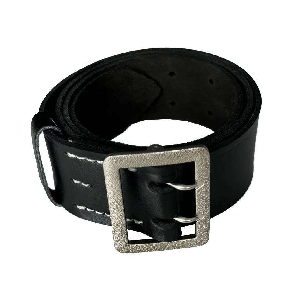 German Belt Double Hole WW2 Men Waistband Combat Casual Girdle Retro Carviar Tool Equipment Soldier War Field Z260226