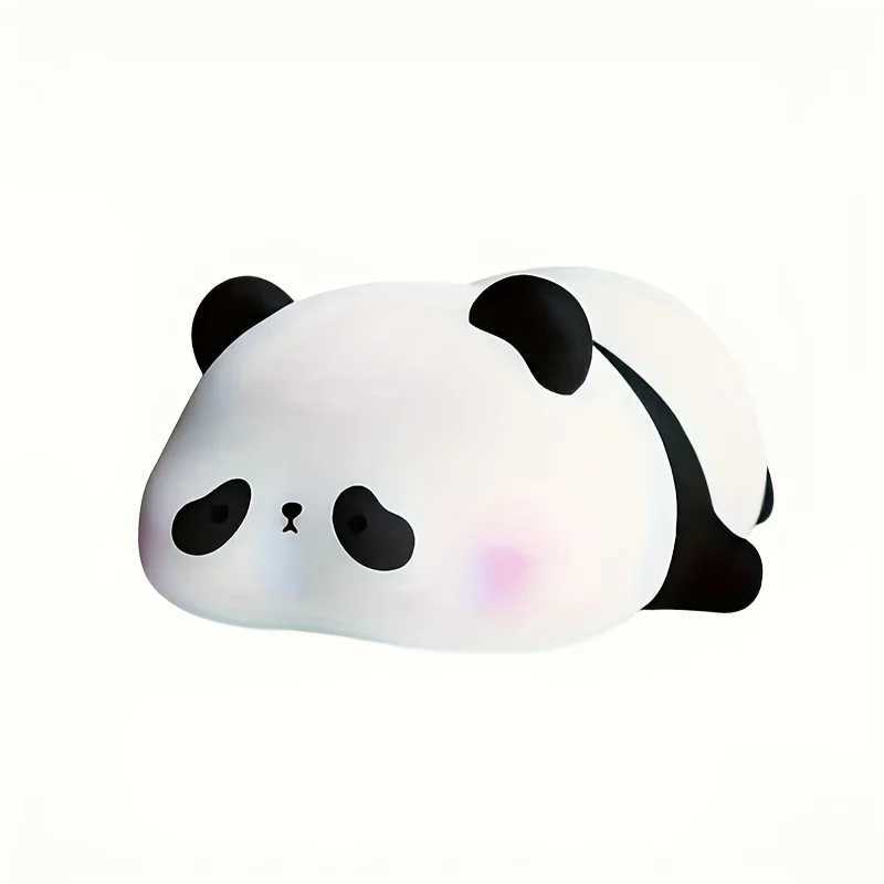 Panda Night Light Rechargeable with Timer Bedside Table Lamp Perfect Christmas or Birthday Gift Panda Room Decor Y260314